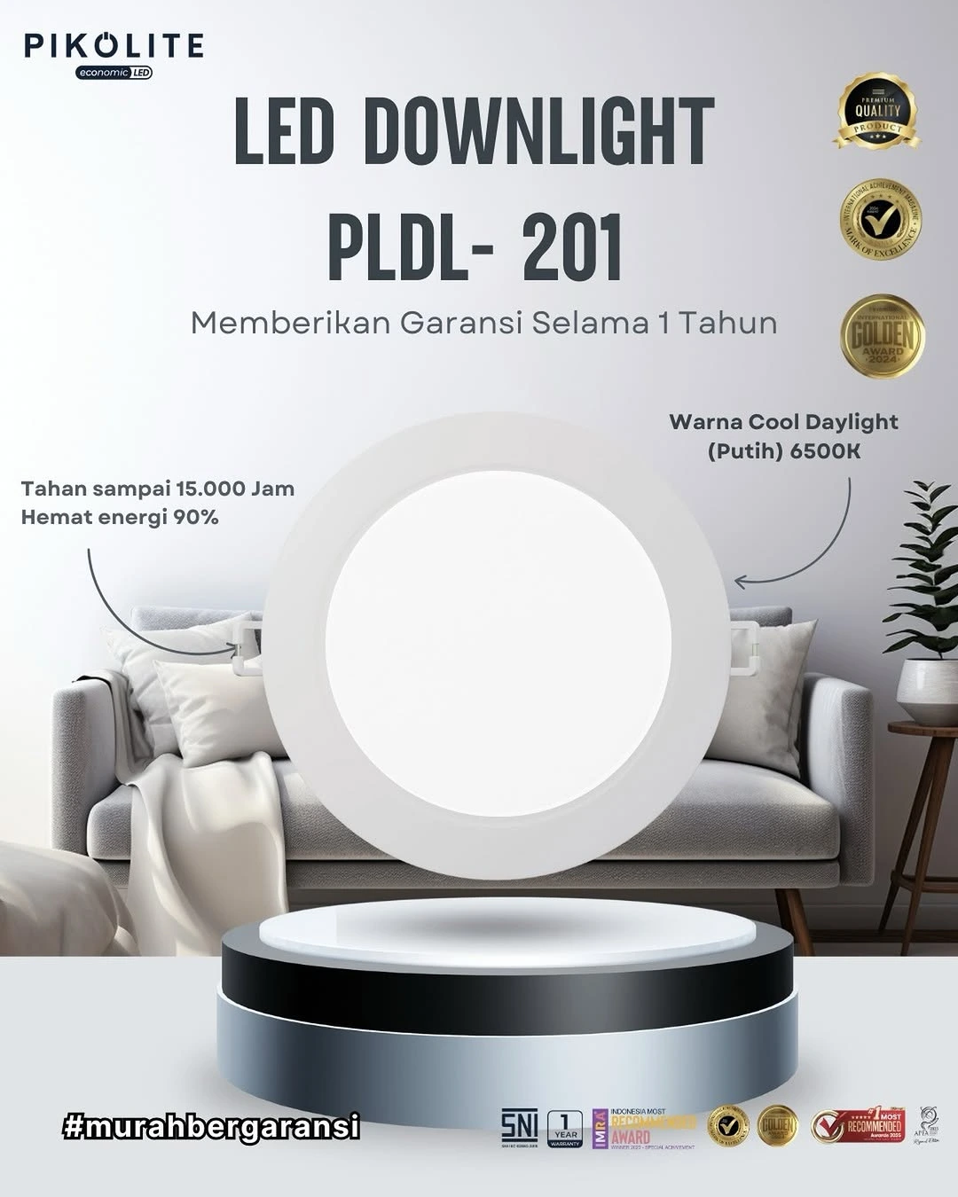 Jual Lampu Downlight PIKOLITE Untuk Sorot Cahaya Merata lampu outbow