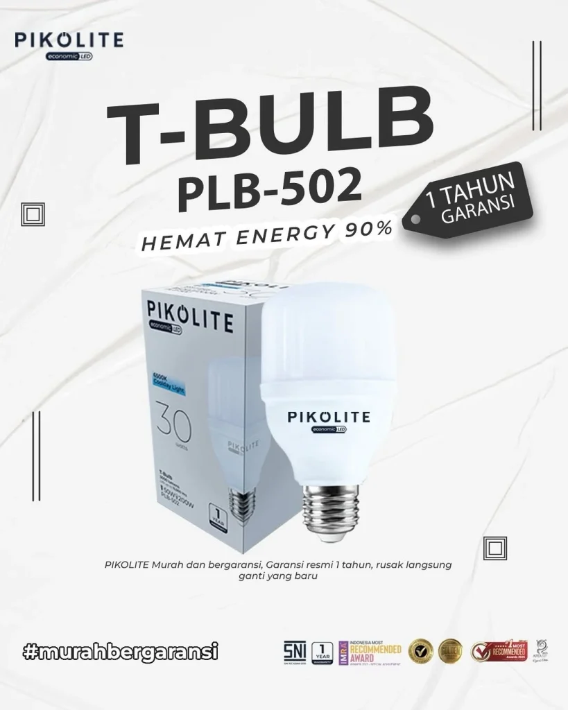 Rekomendasi PIKOLITE Berapa Watt Lampu yang Ideal untuk Ruangan di Rumah
